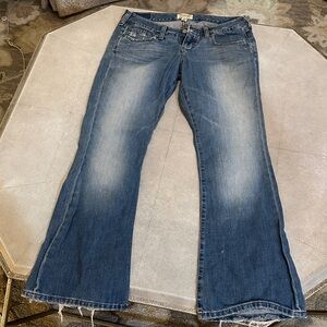 Abercrombie & Fitch Flare Jeans in Faded Blue
